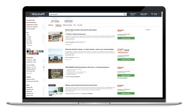 Le search avec Cdiscount Advertising